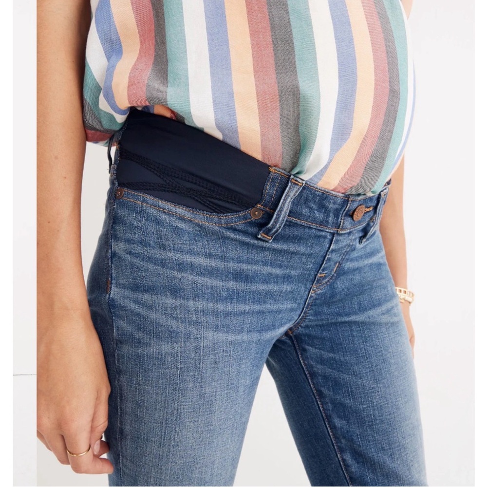 Madewell Jeans Womens Size 27 Maternity Side-Panel Skinny Everton Wash